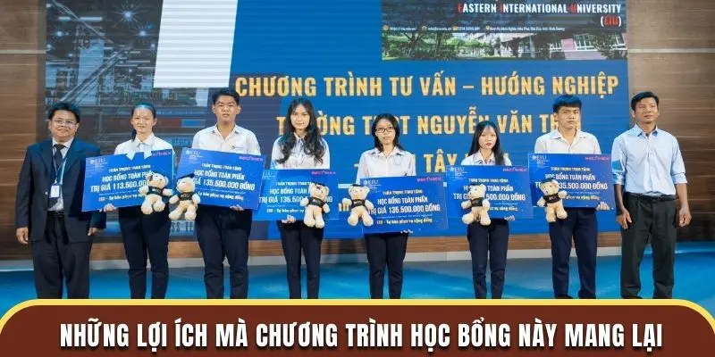 Những lợi ích mà chương trình học bổng này mang lại